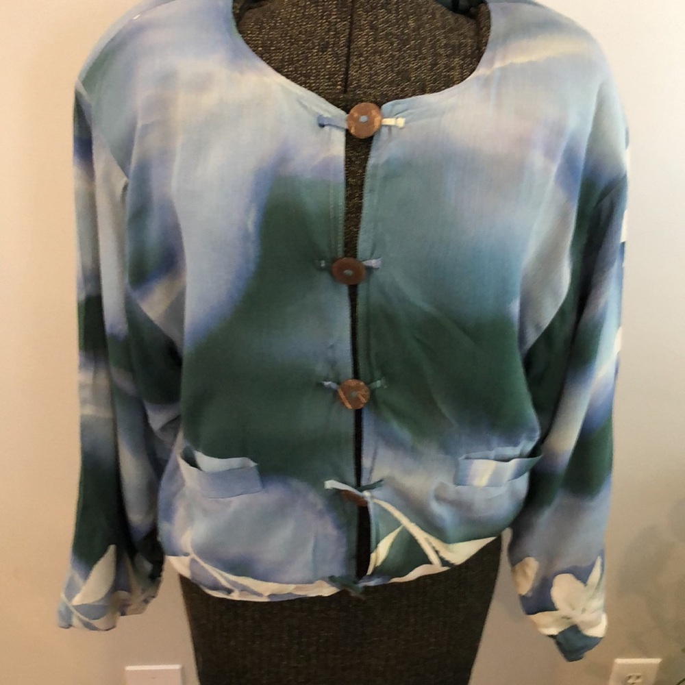 Reversible Batik Indonesian Jacket NEW Size Small Cruisewear